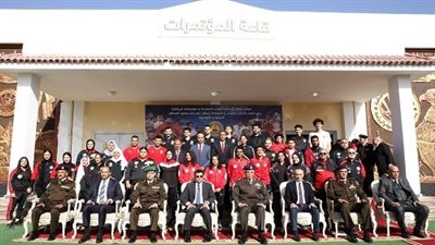 وزير الشباب والرياضة يلتقى أبطال أندية المؤسسات العسكرية الرياضية الدوليين