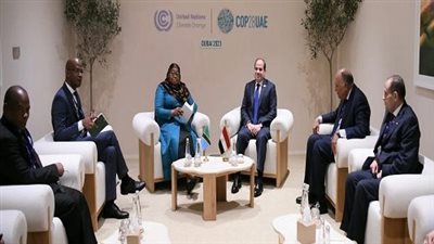 بحث تعزيز العلاقات الثنائية.. الرئيس السيسي يلتقي بنظيرته التنزانية