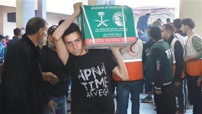 جهود إغاثية سعودية متواصلة لمساعدة الشعب الفلسطيني في قطاع غزة