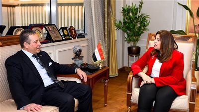 وزيرة الهجرة تستقبل  تامر هدايت لبحث آخر المستجدات تأسيس الشركة الاستثمارية للمصريين بالخارج