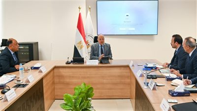 الدكتور هانى سويلم والعقيد بهاء الغنام يتابعان الموقف التنفيذي لمشروع الدلتا الجديدة