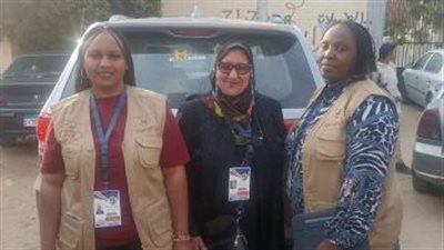 وفد من الاتحاد الأفريقى يتفقد عددا من اللجان الانتخابية بالإسماعيلية