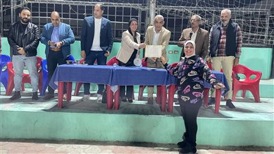 تكريم فريق النسور بالسويس لحصوله على المركز الرابع جمهورياً