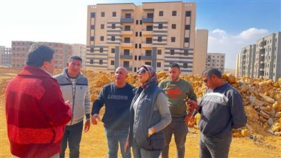  رئيس جهاز السويس الجديدة تتابع مواقع العمل وبخاصة سكن لكل المصريين