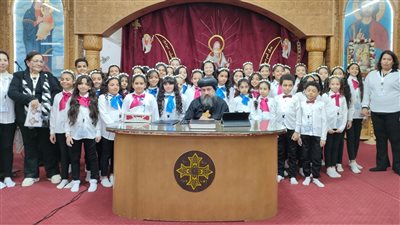 كنيسة مار جرجس بالسويس تشهد عظة الإجتماع الأسبوعي