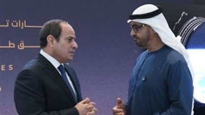 الشيخ محمد بن زايد يهنئ الرئيس السيسي: أتمنى المزيد من الإنجازات لتنمية مصر