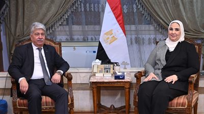 القباج تلتقي وزير التنمية الاجتماعية الفلسطيني 