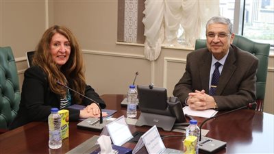 وزير الكهرباء يستقبل سفيرة الولايات المتحدة الأمريكية لدى جمهورية مصر العربية لبحث سبل التعاون 