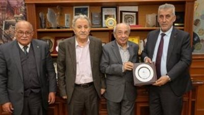 نقيب المهندسين يستقبل وزير التنمية المحلية الفلسطيني