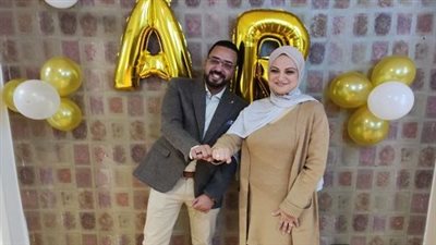 أيمن الشيخ مدير الإعلام بالبريد المصري يهنئ شقيقه بمناسبة الخطوبة السعيدة