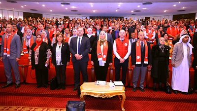 القباج تشهد احتفالية الهلال الأحمر المصري باليوم العالمي للتطوع تحت شعار 