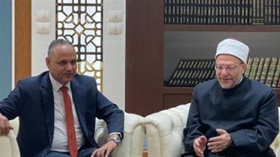 مفتي الجمهورية يبحث مع رئيس أكاديمية البحث العلمي لإنتاج حلقات كرتونية