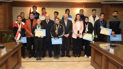 بالاسماء.. محافظ الجيزة يكرم 13 لاعبا من أبطال المشروع القومي للموهبة والبطل الأوليمبي