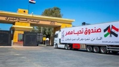 إدخال 151 شاحنة مساعدات اليوم إلى قطاع غزة عبر منفذ رفح