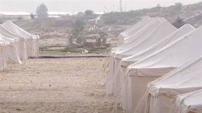 بأيادي مصرية.. جار الانتهاء من إنشاء المخيم المصري بخان يونس