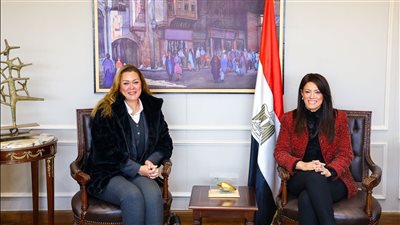 الدكتورة رانيا المشاط وزيرة التعاون الدولي تلتقي المديرة التنفيذية للأكاديمية الوطنية للتدريب