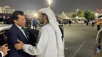 لحضور نهائي السوبر المصري.. وزير الشباب والرياضة يصل استاد محمد بن زايد 