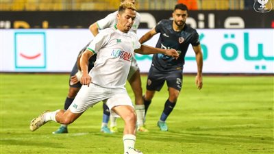 عواد يتألق.. المصري يتقدم على الزمالك بهدف قناوى في الشوط الأول
