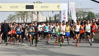 وزير الشباب والرياضة  يطلق النسخة الثامنة من ماراثون زايد الخيري بالعاصمة الإدارية 
