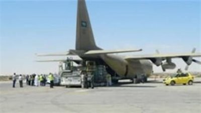 وصول الدفعة الثالثة من المساعدات الباكستانية لغزة إلى مطار العريش الدولى