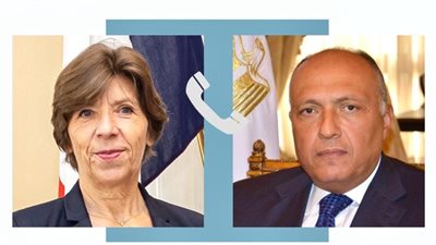 وزير الخارجية يتلقى اتصالاً من وزيرة خارجية فرنسا