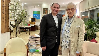 محمد فودة يهنئ الفنان فاروق حسنى بعيد ميلاده عبر 