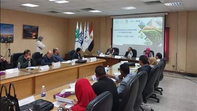  الدكتور سويلم يتابع موقف الأنشطة التدريبية بمركز التدريب الإقليمى للموارد المائية والرى