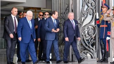 قمة مصرية أردنية فلسطينية بمدينة العقبة اليوم لبحث تطورات الأوضاع فى غزة