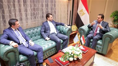 وزير الصحة يبحث مع رئيس مجلس إدارة 