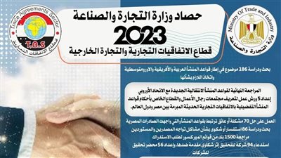 وزير التجارة والصناعة يستعرض حصاد قطاع التجارة الخارجية خلال عام 2023