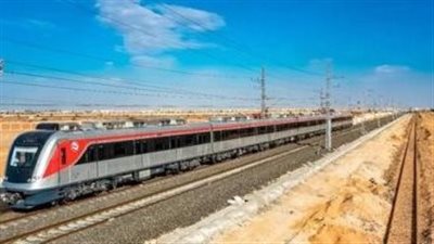 بالتصوير الجوي.. شاهد أعمال تنفيذ الخط الأول للقطار الكهربائى السريع 