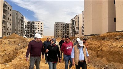 رئيس جهاز السويس الجديدة تتفقد تنفيذ  الأعمال بالمدينة