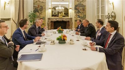 لقاءات بروكسل مستمرة ... وزير الخارجية يلتقي سكرتير عام حلف شمال الأطلنطي (الناتو)