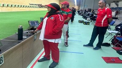 قوة وتركيز فى تدريبات منتخب عمان.. استعداداً لانطلاق بطولة العالم للرماية 