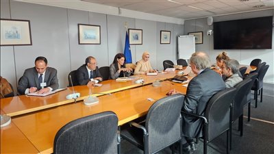 وزيرة التعاون الدولي تلتقى مع المدير التنفيذى للجوار ومفاوضات التوسّع بالمفوضية الأوروبية والمدير التنفيذى للشئون الاقتصادية والخارجية
