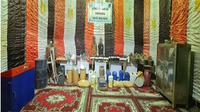 الداخلية تداهم وكرًا وتضبط 330 كيلو مخدرات قيمتها 150 مليون جنيه