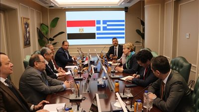وزير الكهرباء يستقبل نائبة وزير البيئة والطاقة اليوناني  لبحث سبل التعاون بين مصر واليونان في مجال الكهرباء 