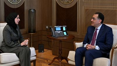 رئيس الوزراء يستقبل سفيرة مملكة البحرين لدى مصر