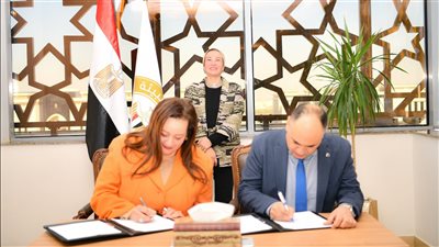 فؤاد تشهد توقيع بروتوكول تعاون بين جهاز شئون البيئة والمؤسسة العربية لعلماء الشباب لدعم اقتصاد المعرفة البيئية 