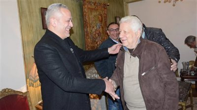 بالصور.. جلسة صلح بين مرتضى منصور و تامر أمين