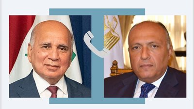 وزير الخارجية يتلقى اتصالاً هاتفياً من وزير خارجية العراق