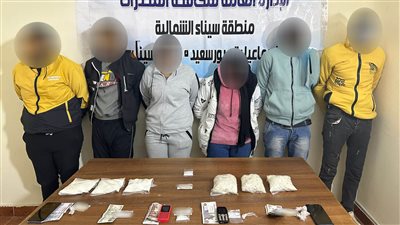 في ضربة أمنية بـ 5 محافظات.. ضبط كميات من المواد المخدرة بأكثر من 7,5مليون جنيهاً