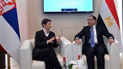 رئيس الوزراء يلتقي نظيرته الصربية لبحث سُبل تعزيز التعاون المشترك