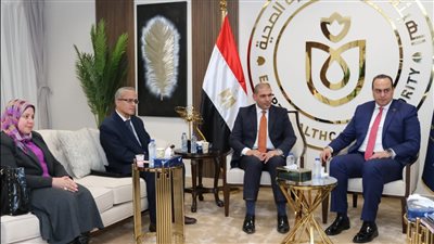 رئيس هيئة الرعاية الصحية يلتقي رئيس هيئة الجهاز التنفيذي للمشروعات الصناعية والتعدينية لبحث سبل تعزيز التعاون المشترك