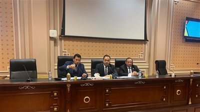 وزير الشباب والرياضة يناقش خطة تطوير المنشآت الشبابية والرياضية ومصنع النجيل الصناعي وشركة المدن