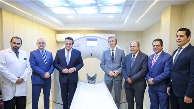 وزير الصحة يتفقد مستشفي إمبابة العام ويتابع عمل وحدة الاشعة المقطعية متعددة الفحوصات المقدمة من الحكومة الكندية