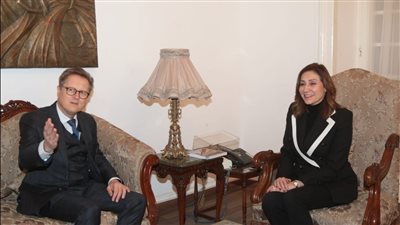 وزيرة الثقافة تستقبل سفير ألمانيا لدى القاهرة لبحث أطر التعاون الثقافي وآليات إقامة فعاليات مشتركة  