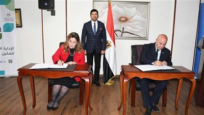 وزير الشباب والرياضة يشهد مراسم توقيع مذكرة تفاهم بين الوزارة والمفوضية السامية للأمم المتحدة لشؤون اللاجئين
