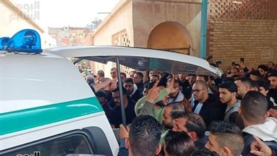 وصول جثمان مريم مجدى ضحية زوجها بسويسرا ودفنها في مسقط رأسها بمدينة شربين بالدقهلية