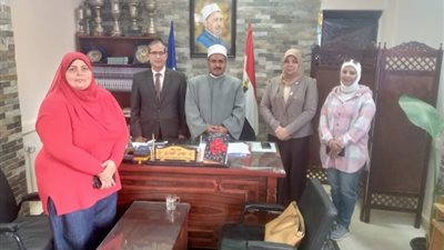 أزهر السويس يستقبل موفد قطاع المعاهد لمتابعة مرحلة رياض الأطفال